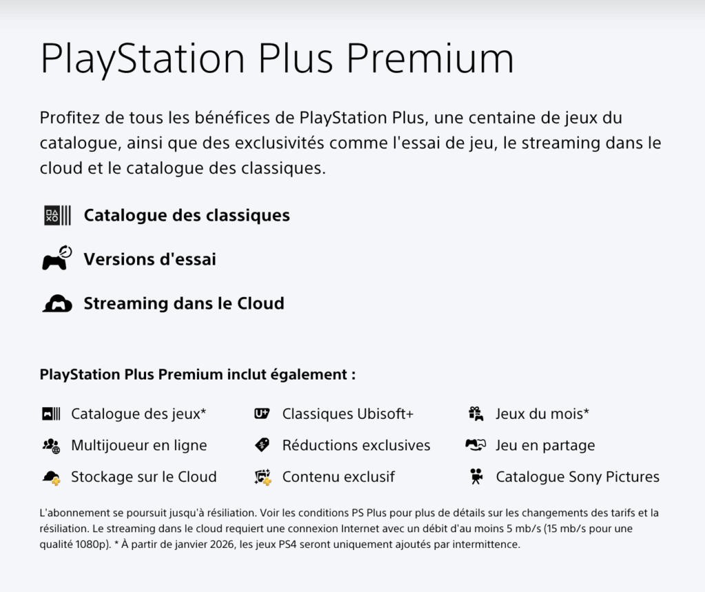 abonnement idéal PlayStation Plus premium
